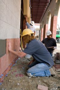 Aqua Mix® Enhancer Provides Protection And Character To Sandstone Veneer